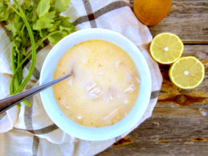 Ciorba de pui a la grec